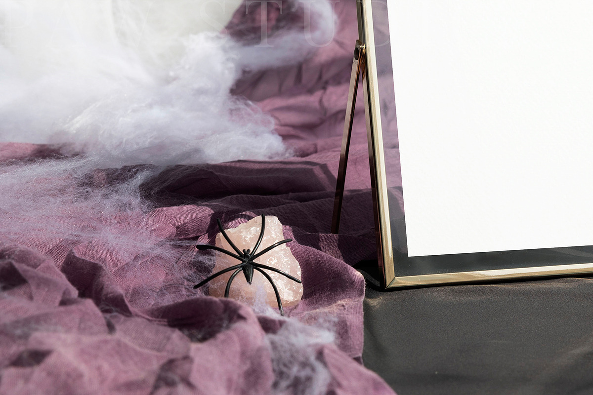 Hallowee Card Mockup 5x7Table Number, an Advertising Mockup by PawMockups (Photo 3 of 10)