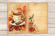 Autumn Junk Journal Pages, a Seasonal Illustration by GlamArtZhanna (Thumbnail 7 of 9)