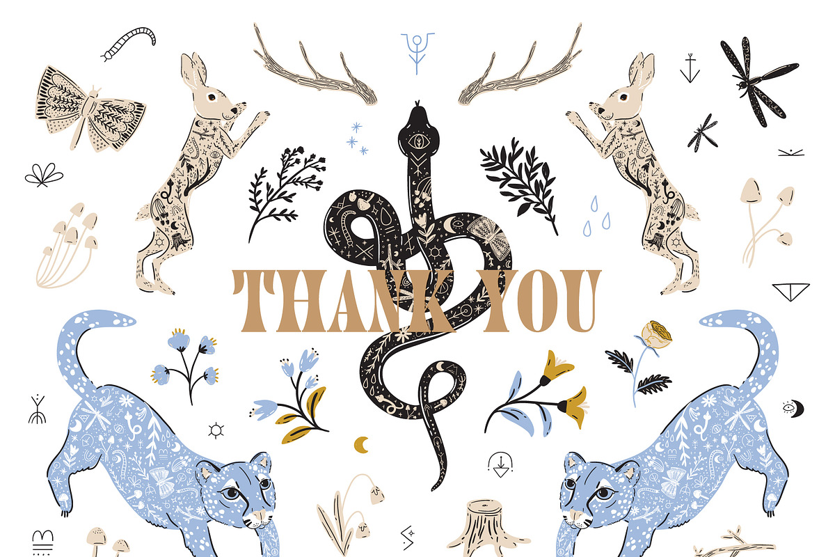 Botany & Halloween mystery BUNDLE, a Decorative Illustration by Ruslana Lubenets (Photo 47 of 47)