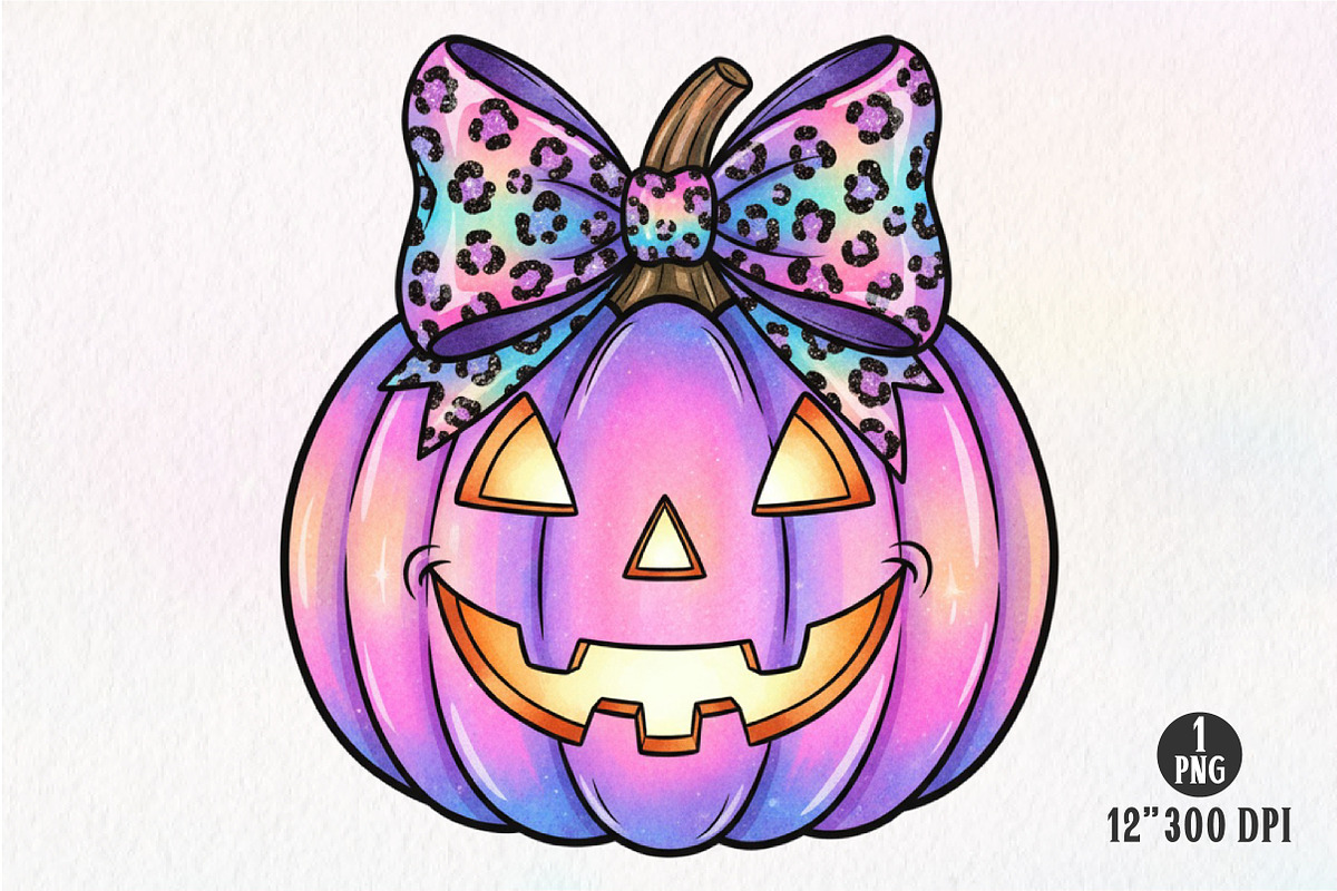 Halloween Pumpkin PNG Coquette Neon, an Illustration by Dream Creation (Photo 1 of 5)