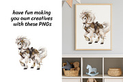Vintage Hunting Kids Clipart Bundle, an Animal Illustration by InkyQueenArt (Thumbnail 3 of 5)