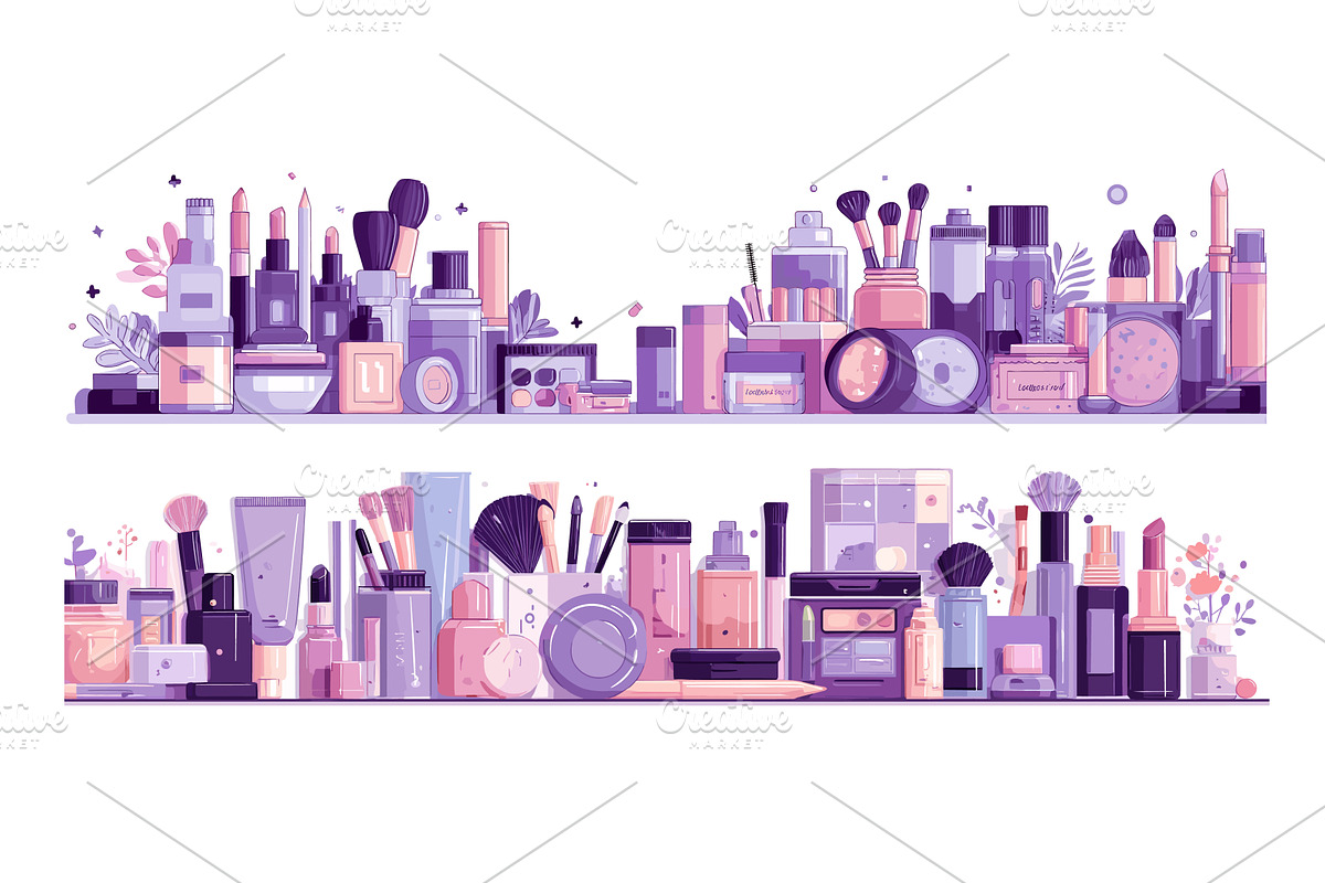 Cosmetics beauty makeup products, an Object Illustration by Onyx