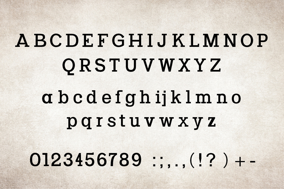 Westof| western serif font preview 2