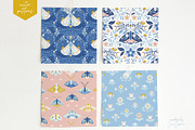 Folk Moths - patterns and elements, a Pattern Graphic by Inna Moreva (Thumbnail 3 of 8)