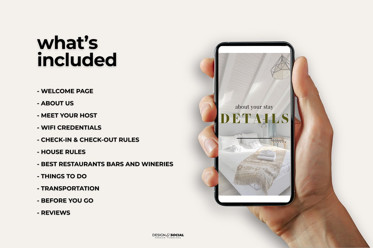 Airbnb Welcome Book Template preview 4