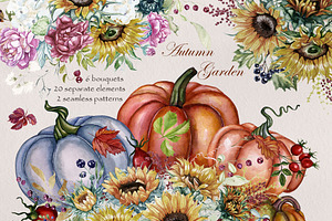 PNG Files Autumn Garden