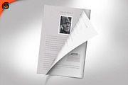 Funeral Program 26 Minimal Grey, a Brochure Template by SeraphimChris (Thumbnail 4 of 8)