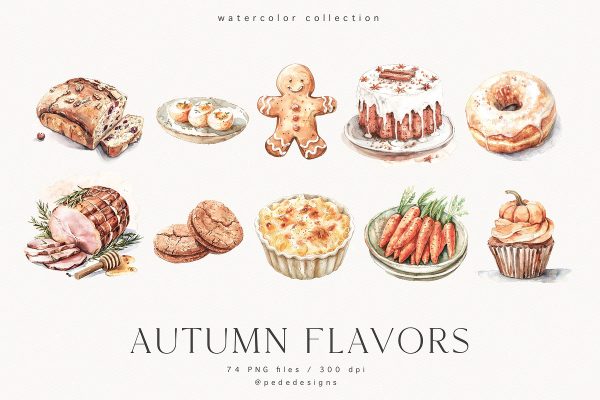 Autumn Flavors, a Food Illustration by PeDe Designs (Photo 4 of 8)