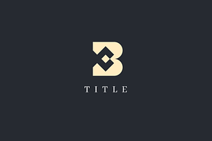 Luxury B Abstract Monogram Logo, a Branding & Logo Template by baqoos