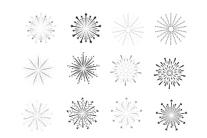 Firework Set 4 Procreate Brush Stamp