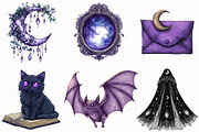 Witchy Vibe Sublimation Clipart, an Illustration by OK Design (Thumbnail 2 of 5)
