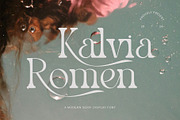 Kalvia Romen, a Serif Font by Muflieart (Thumbnail 1 of 10)