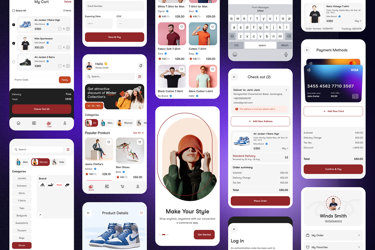 Fashion E-commerce App, an App Template by UiDex (Photo 5 of 7)