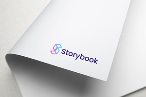 Storybook - S Letter Modern Logo