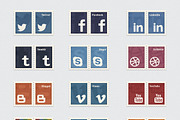 Social Media Stamps, a Templates & Theme by DesignLots (Thumbnail 2 of 2)