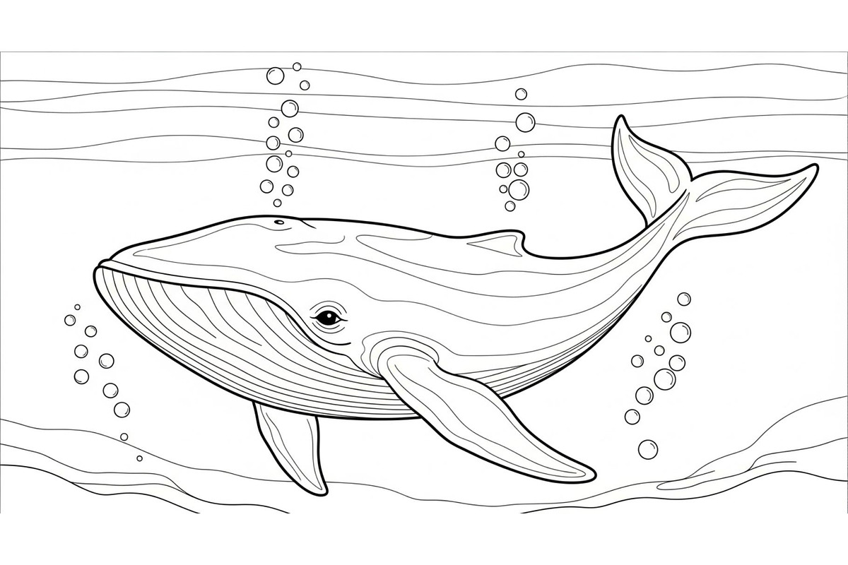 Whale Line Art Vector Bundle, an Illustration by yasushie (Photo 16 of 51)