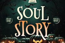 Soul Story - All Caps Serif Font