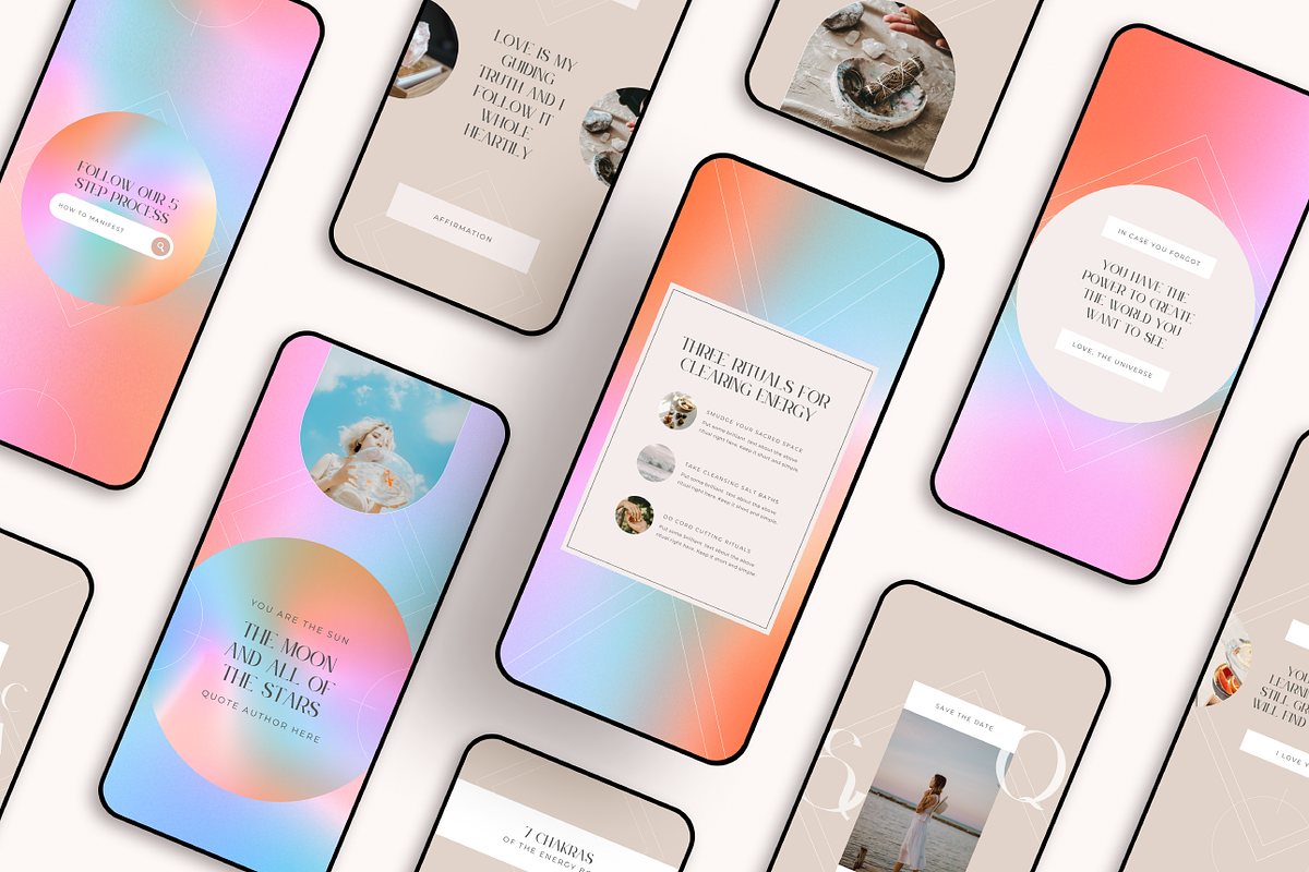 Mystical Instagram Template Kit, a Social Media Template by Studio Soluna (Photo 7 of 16)