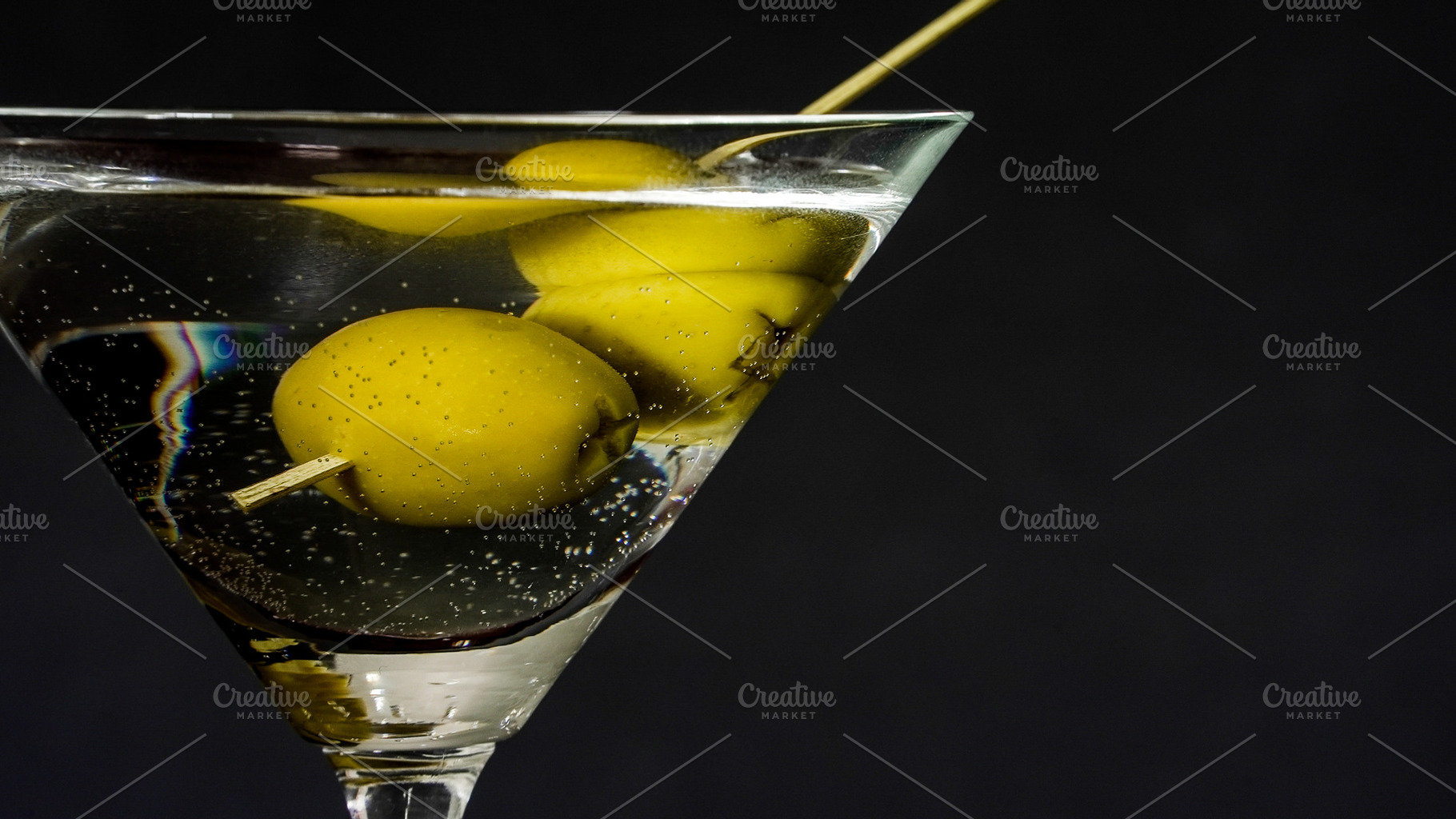 Clear glass containing cocktail with, a Food & Drink Photo by 1miromiro