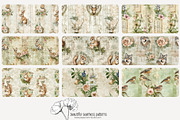 70 vintage woodlands repeat pattern, a Pattern Graphic by Poppy Lane Studio (Thumbnail 4 of 10)