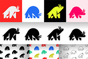 Bull Logo + pattern, an Object Graphic by NataliiaVolyk (Thumbnail 1 of 7)
