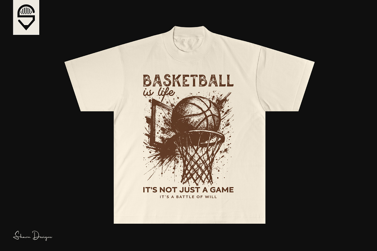 Basketball Lover And Retro Character, a Graphic by shaondesigns (Photo 9 of 9)
