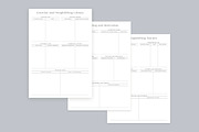 Fitness Planner Pages Set V-13, a Stationery Template by shahsoft (Thumbnail 2 of 3)