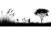50 Garden Frame Silhouette Bundle, an Illustration by musafir_fashion (Thumbnail 17 of 51)