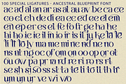 Ancestral Blueprint - Elegant Font, a Serif Font by 177Studio (Thumbnail 8 of 8)