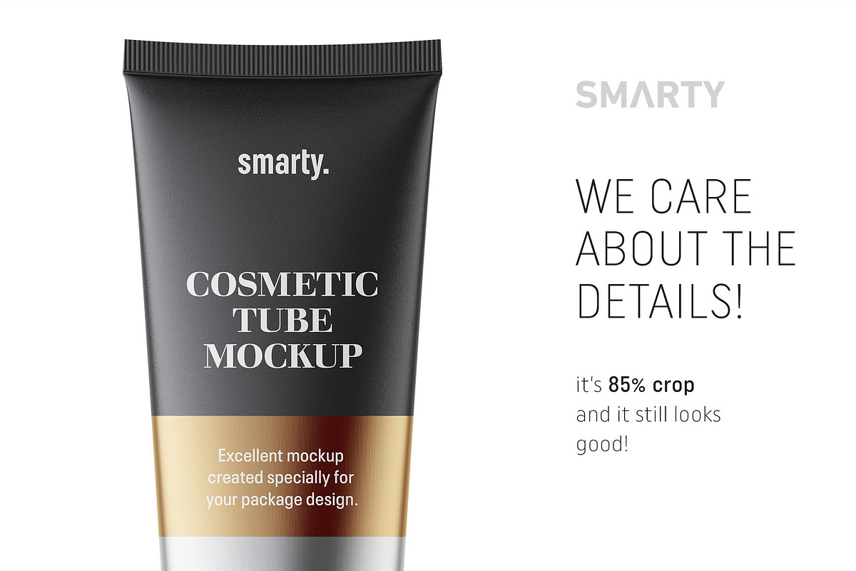 Cosmetic tube mockup, a Packaging Mockup by Smarty Mockups (Photo 4 of 5)