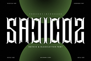 Sajicoz - Gothic & Blackletter Font, a Blackletter Font by QR Design Studio (Thumbnail 1 of 6)