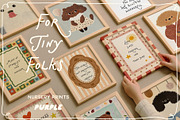 For Tiny Folks - nursery art prints, a Background Graphic by Purple (Thumbnail 1 of 7)