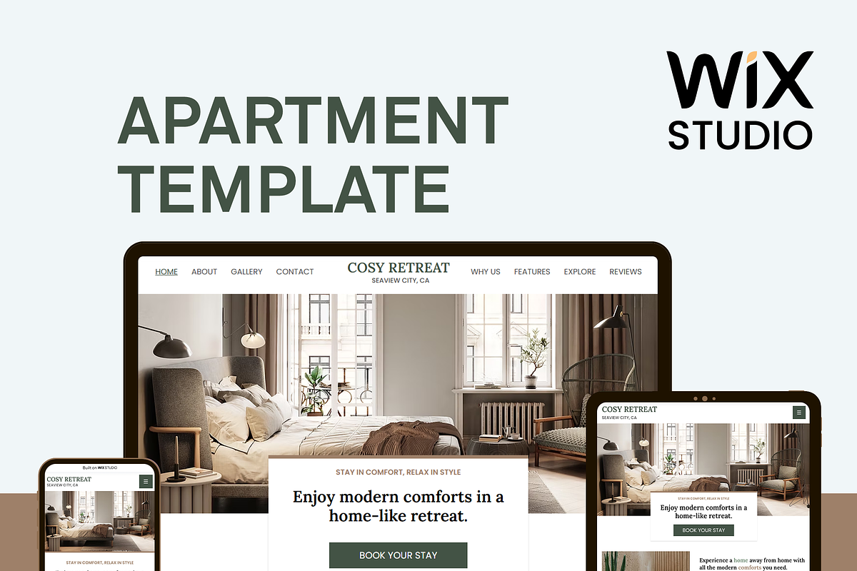 Apartment - Wix Studio Template preview 2