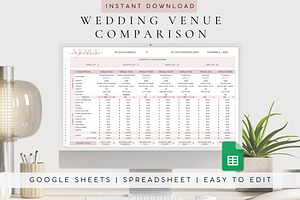 Google Sheets Wedding Venue Template