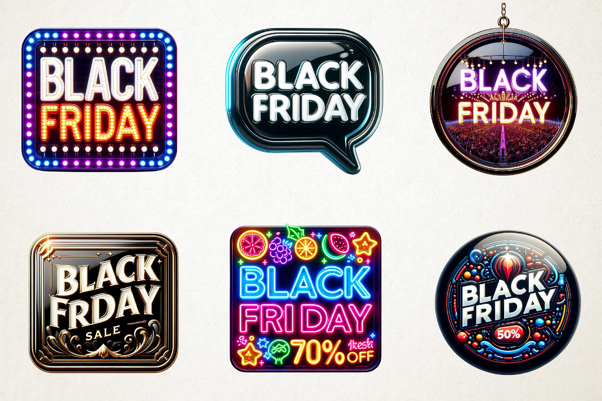 Black Friday Banners and Signs Clipa, an Illustration by RobertsArt (Photo 7 of 7)