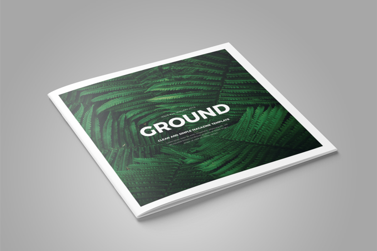 Square Magazine Template, a Magazine Template by MA-KING_ART (Photo 1 of 8)
