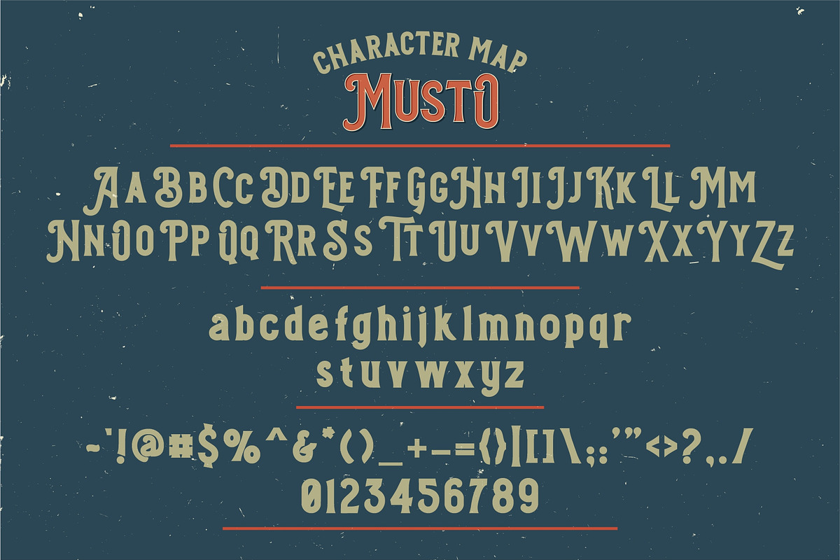 Musto - Vintage Display, a Font by Bentype Studio (Photo 5 of 8)