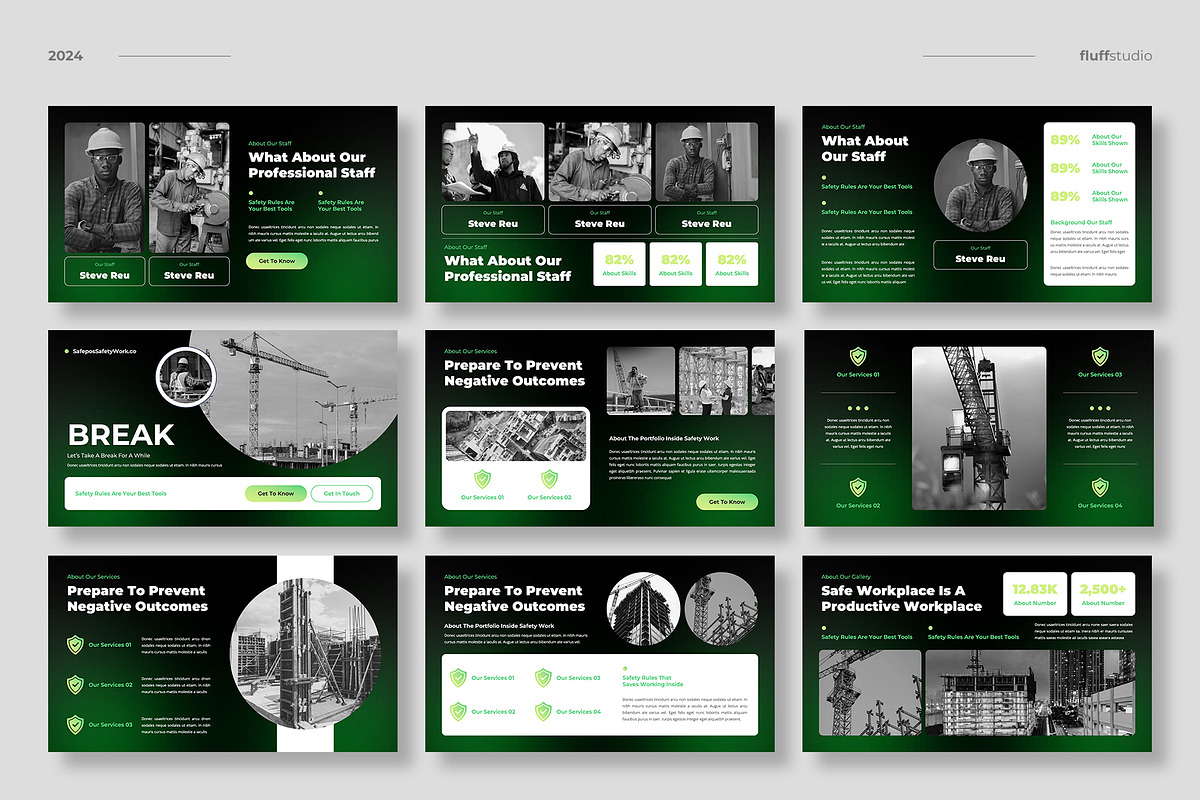 Workplace Safety Google Slides, a Presentation Template by fluffstudio (Photo 2 of 4)