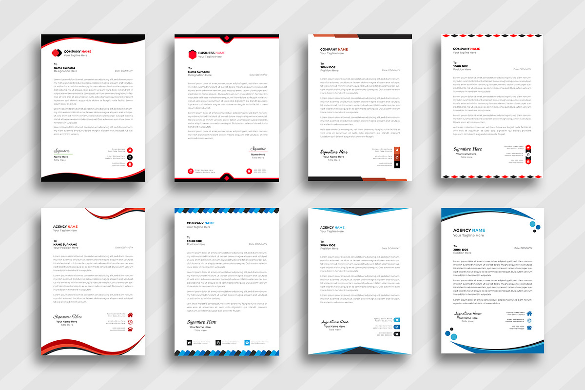 Corporate Letterhead Template design, a Stationery Template by Designgrove