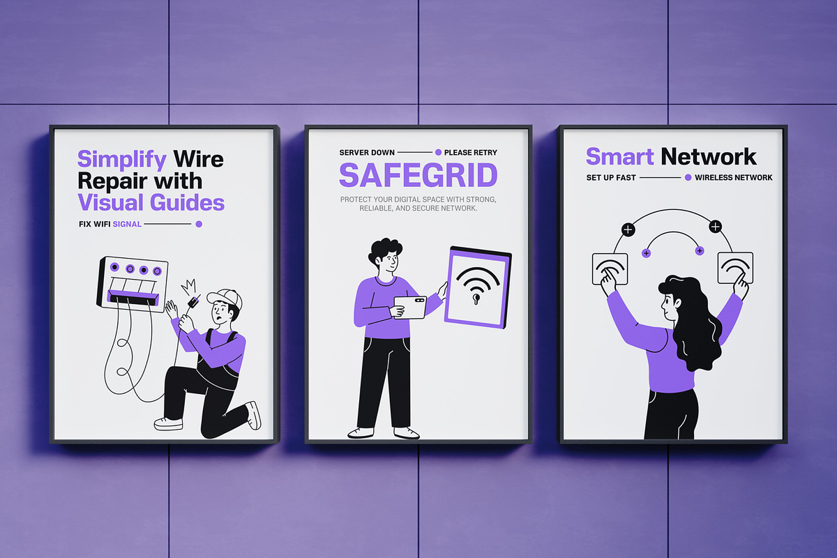 Networking and Communication, a Technology Illustration by Vectors Market (Photo 3 of 9)