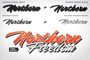 Northern Freedom, a Script Font by senzana (Thumbnail 5 of 6)