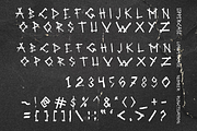Volklore - Edgy Trashed Font, a Script Font by Mofr 24 (Thumbnail 9 of 10)