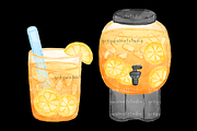 Iced Tea Clipart, a Food Illustration by greywalnutstudio (Thumbnail 4 of 4)