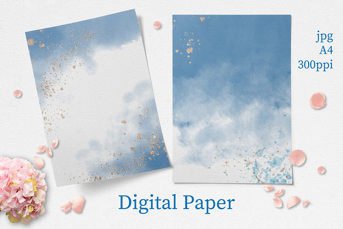 Watercolor flowers Roses clipart, an Illustration by Yuliya Art (Photo 5 of 19)