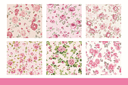 Pink Cottage Chic Background Paper, a Pattern Graphic by Paper Artsthetics (Thumbnail 3 of 5)