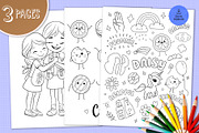 Scout Club Coloring Pages, an Illustration by FoxyImage (Thumbnail 3 of 3)