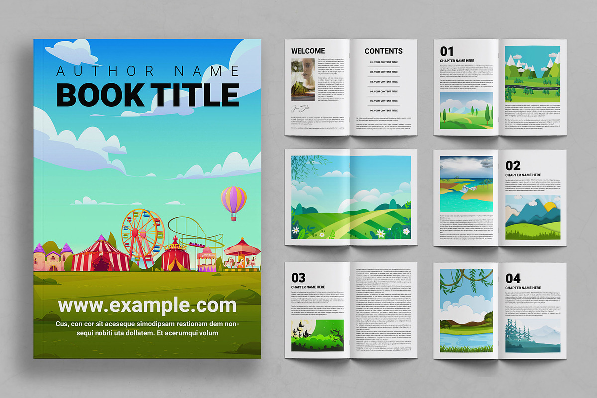 Book Template Design