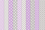 Lavender Purple Owl Vectors & Papers, an Animal Illustration by Amanda Ilkov (Thumbnail 3 of 3)
