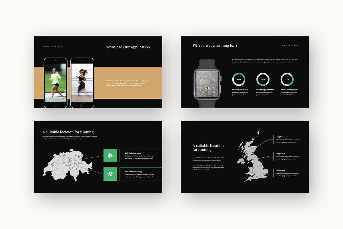 Ivjo : Fit Lifestyle Keynote, a Presentation Template by Punkl Camp (Photo 12 of 16)