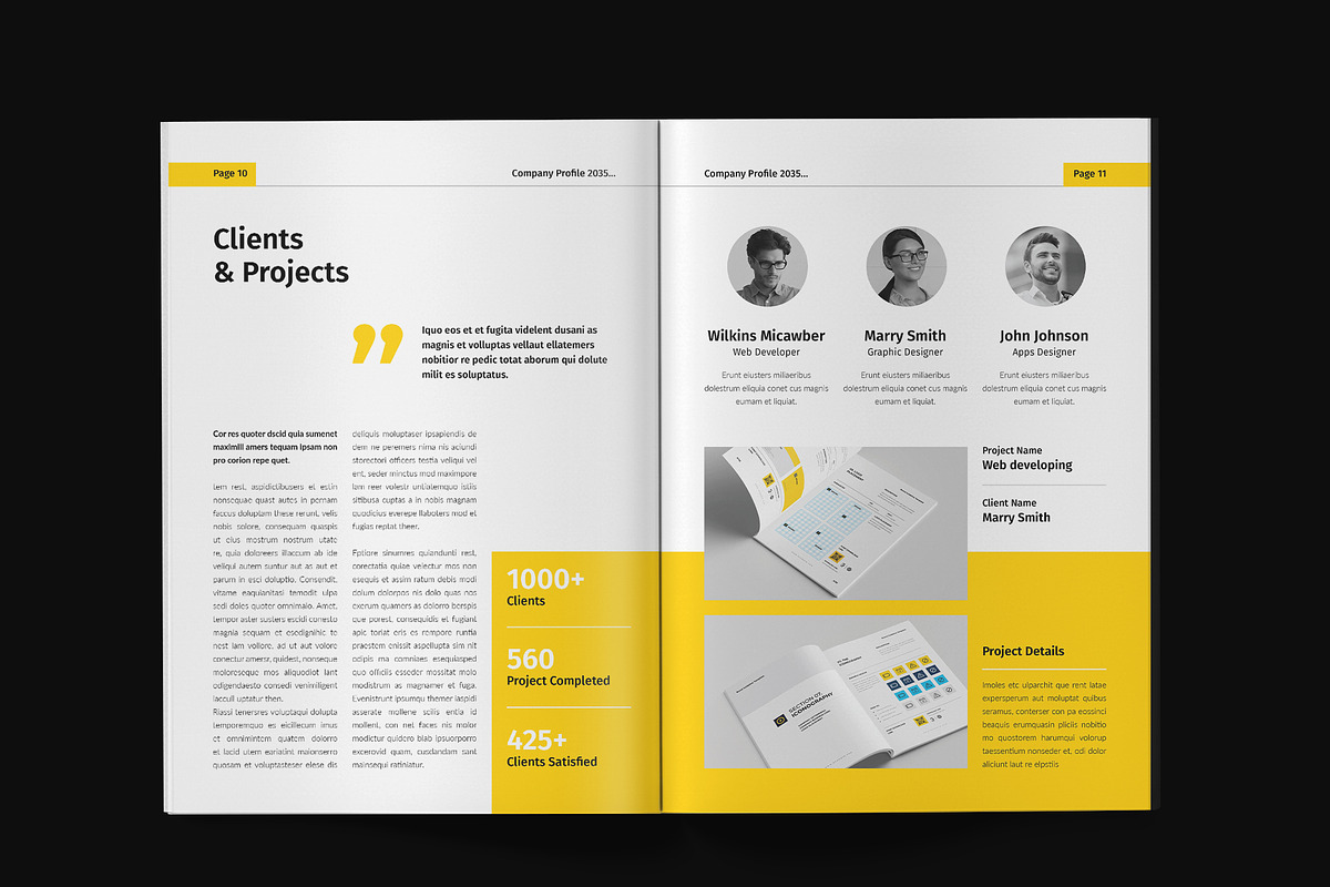 Company Profile | Brochure Template, a Brochure Template by Spark_Creative